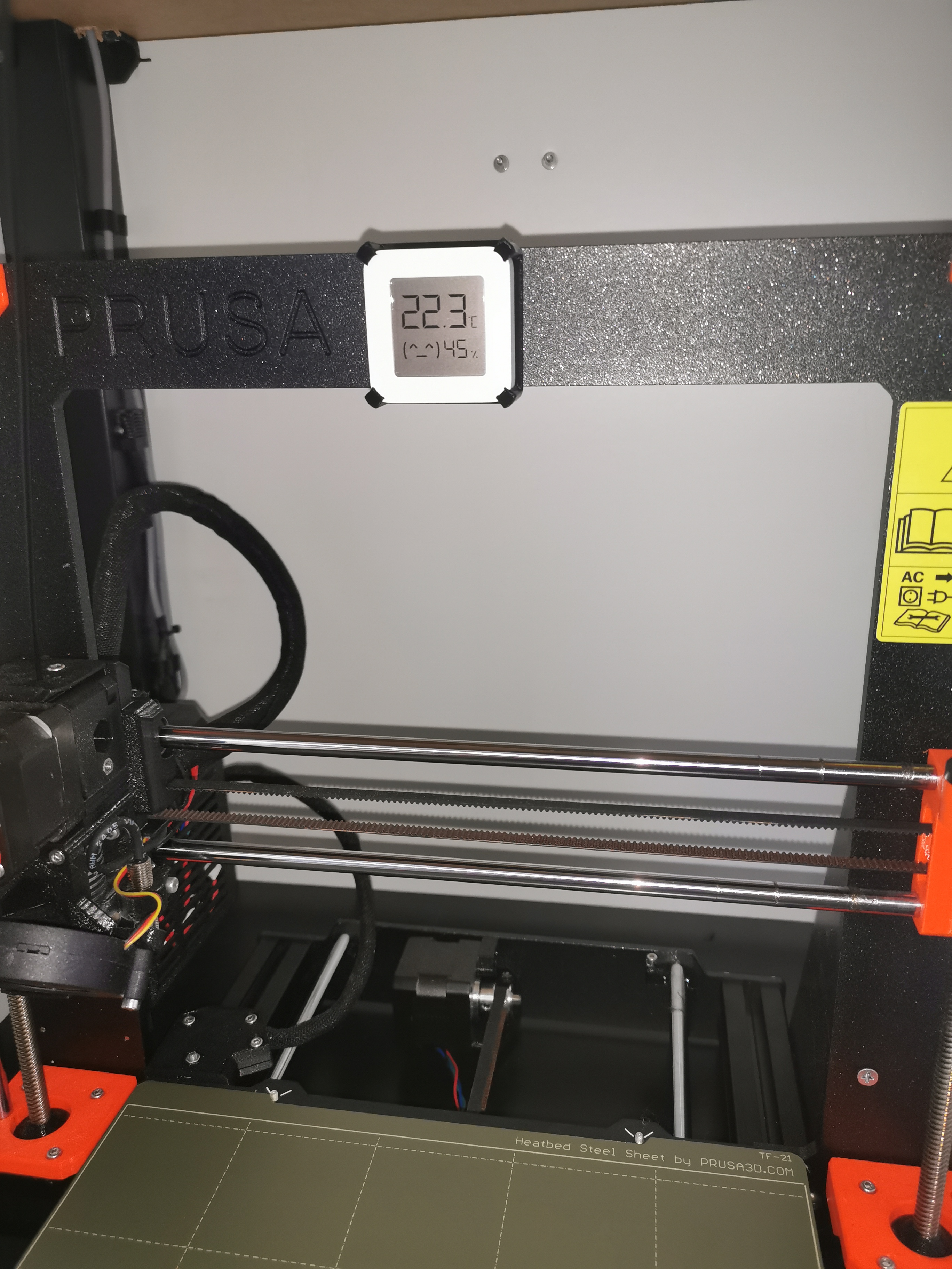 Prusa MK3S mount for Mi Temperature & Humidity Monitor 2