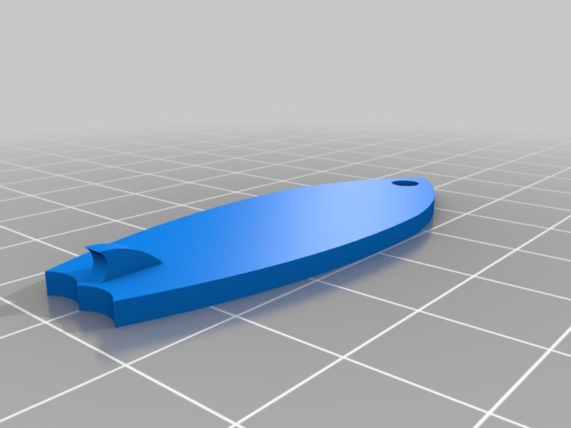 Surfboard Keychain