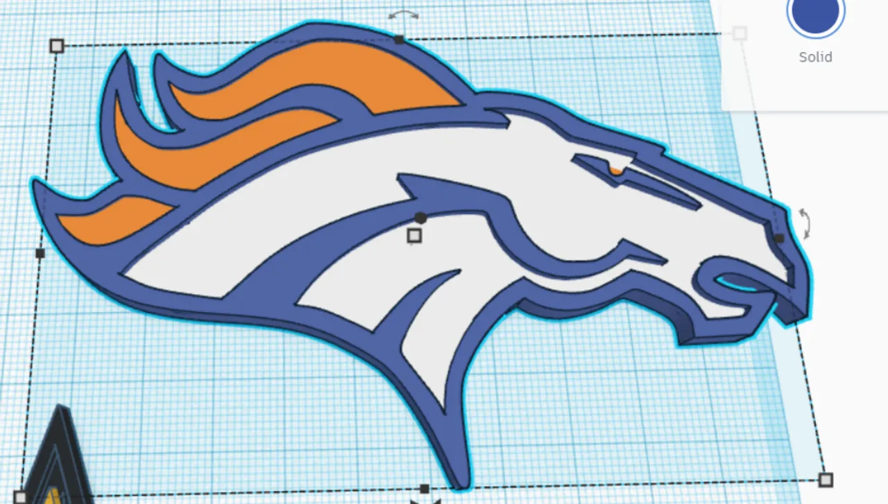 Broncos Logo Outline