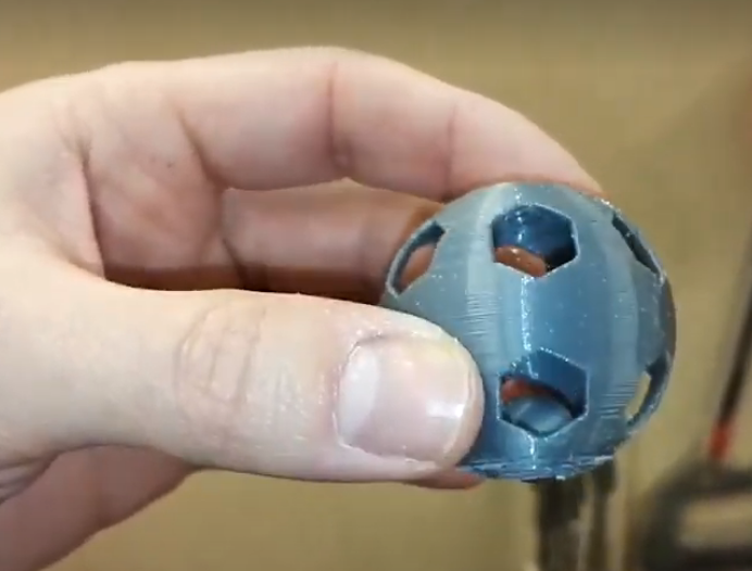 Cat toy with ball inside