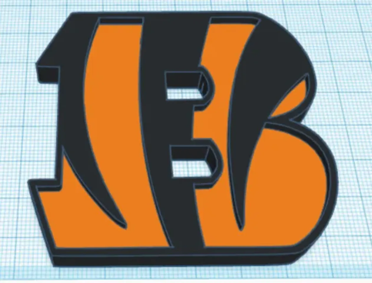 Cincinnati Bengals, American football club, 3d creative logo