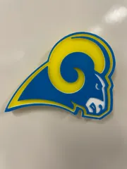 Los Angeles Rams logo by Kool-Printer | Download free STL model ...