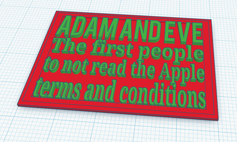 Adam and Eve sign