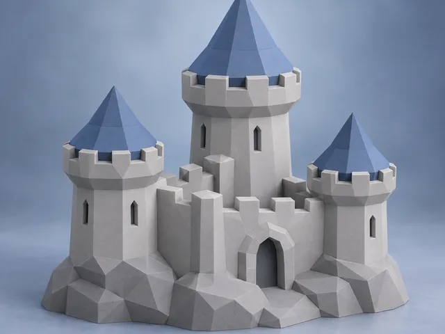 Low Poly Castle