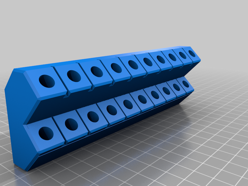 Skadis Flat wood drill bit Holder by Sleepyhead Download free STL