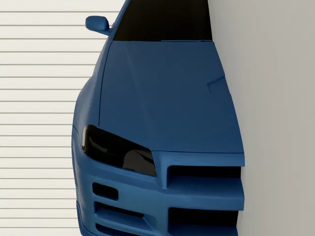 Nissan Skyline GT-R R34 Wall-mounted
