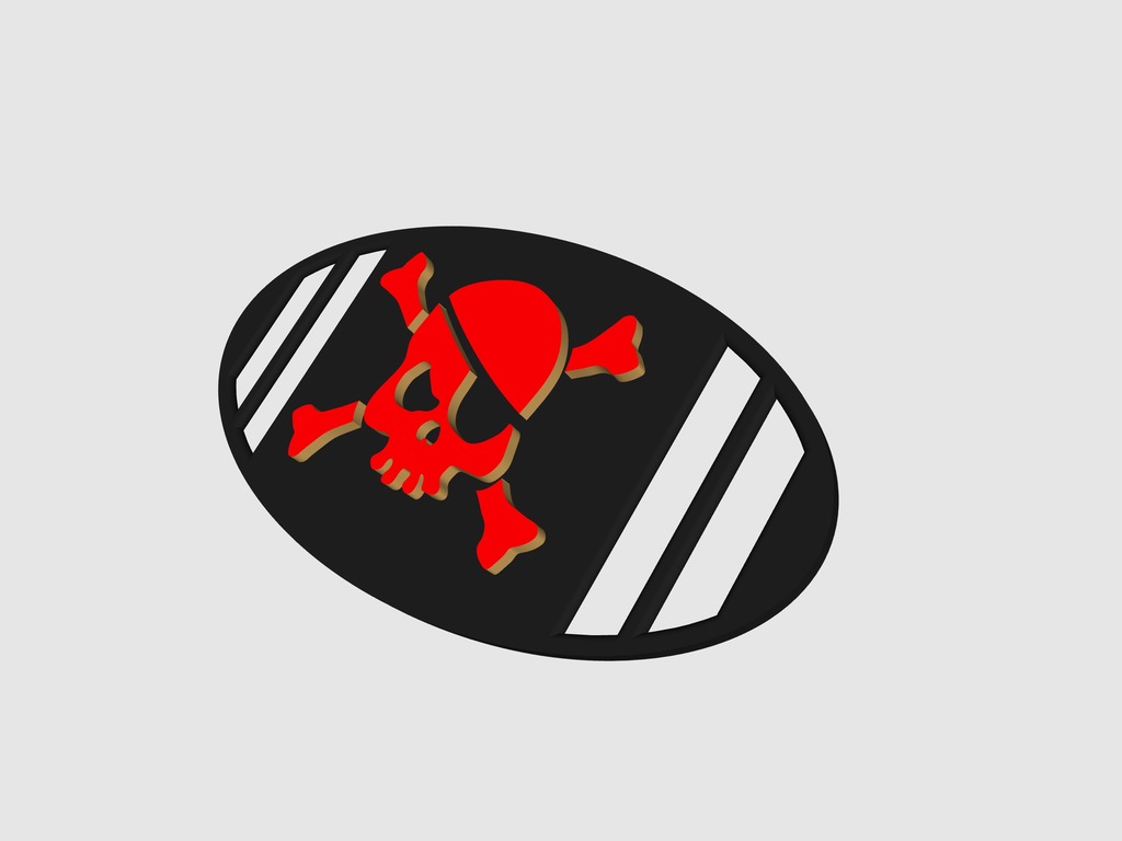 Miniatura 2 do modelo 3D Pirate Eye Patch
