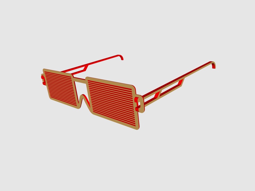 3d Printed Sunglasses By J Lake 3d Download Free Stl Model