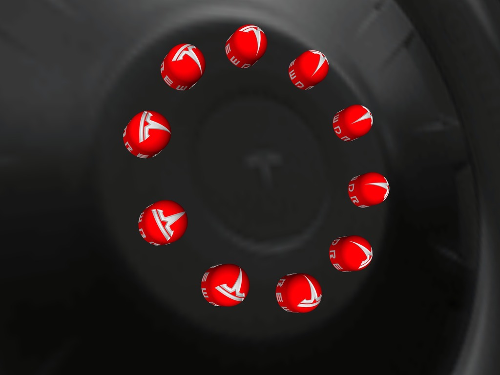Tesla Semi Threaded Lug Nut Cover by J Lake 3D | Download free STL