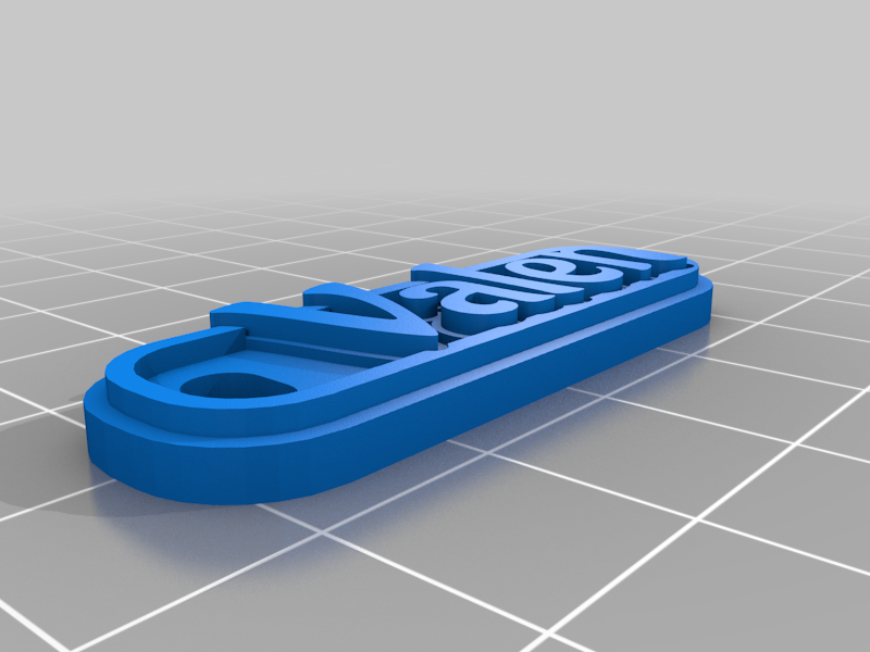 My Customized Multiline Tag or Keychain
