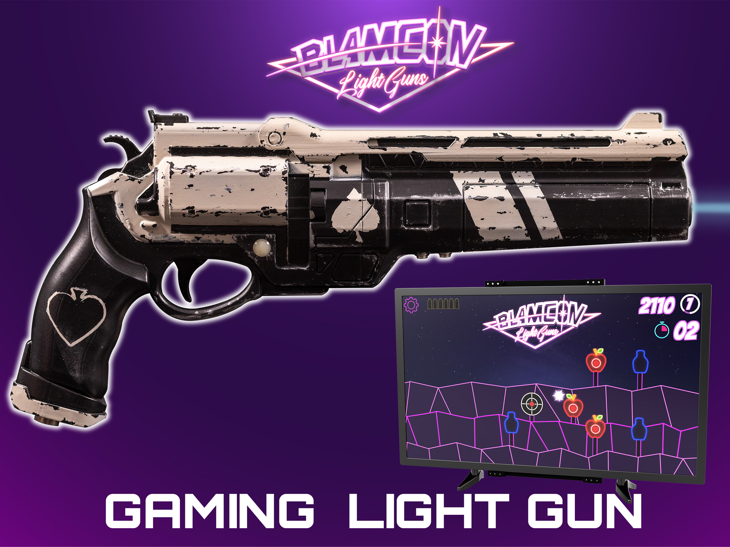 Blamcon Ace of Spades 3D Printable Light Gun
