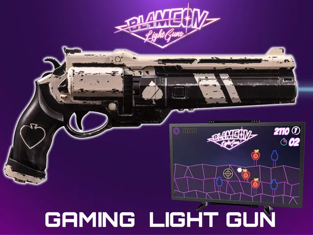 Blamcon Ace of Spades 3D Printable Light Gun