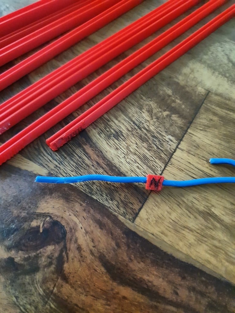 Cabel Labeling sigle Wire - Kabel Beschriftung Aderbeschriftung