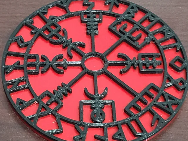 Vegvisir - Viking Compass Coaster