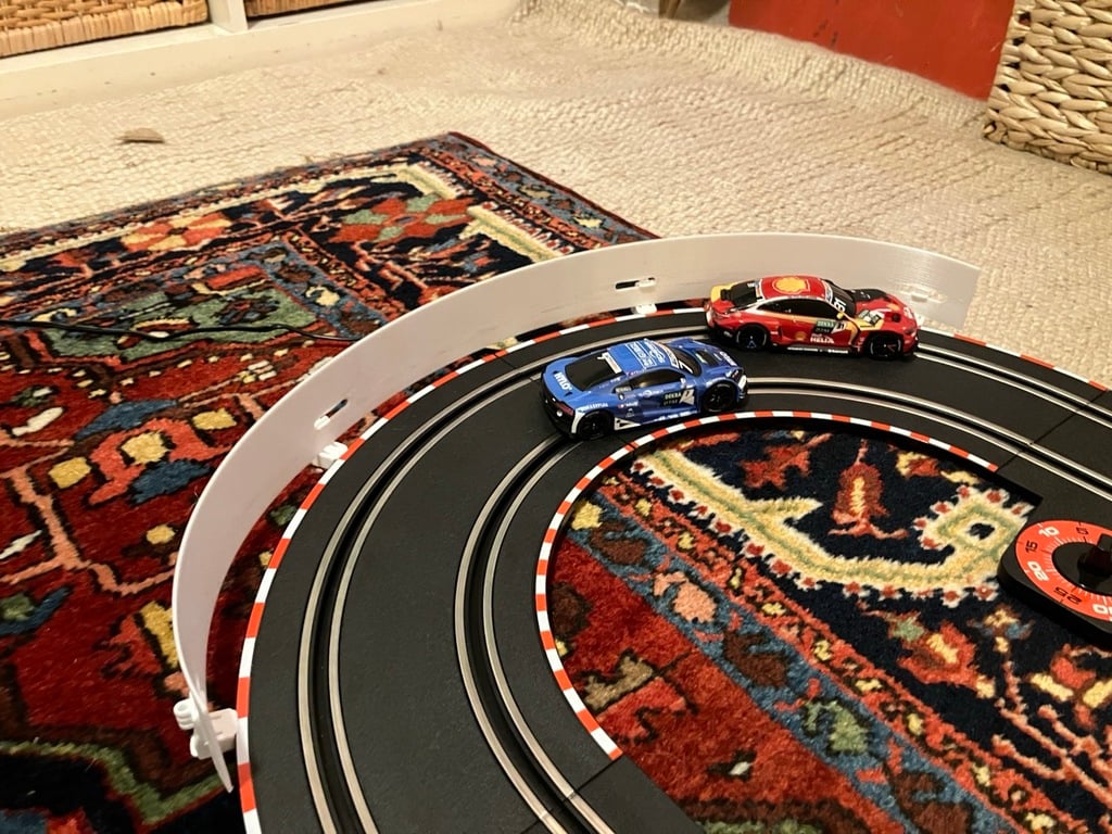 Guard rail / security fence for Carrera Go!!! or 143 slot car track