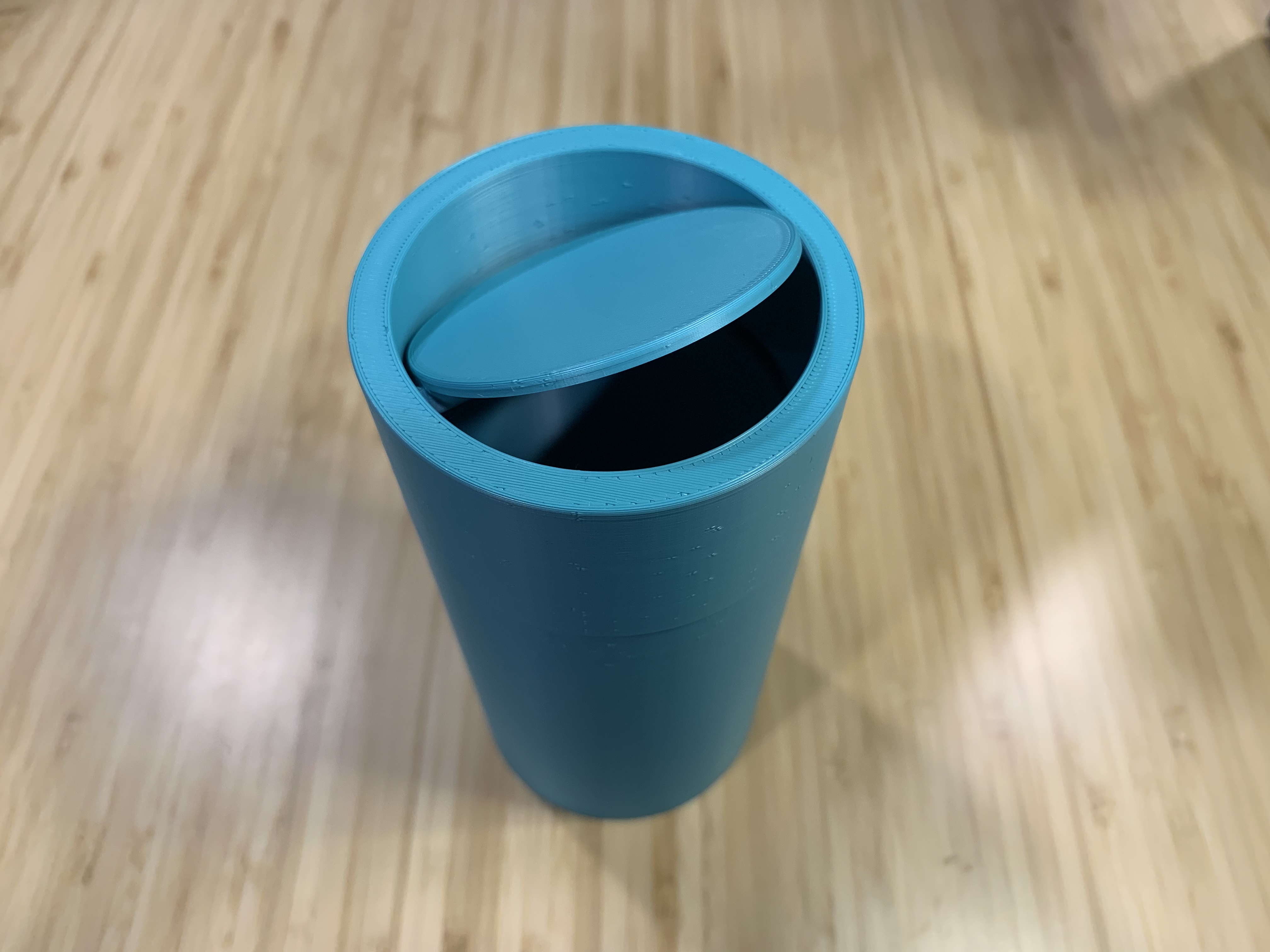 Cup Holder Trash Bin by ryanchakajodda Download free STL model