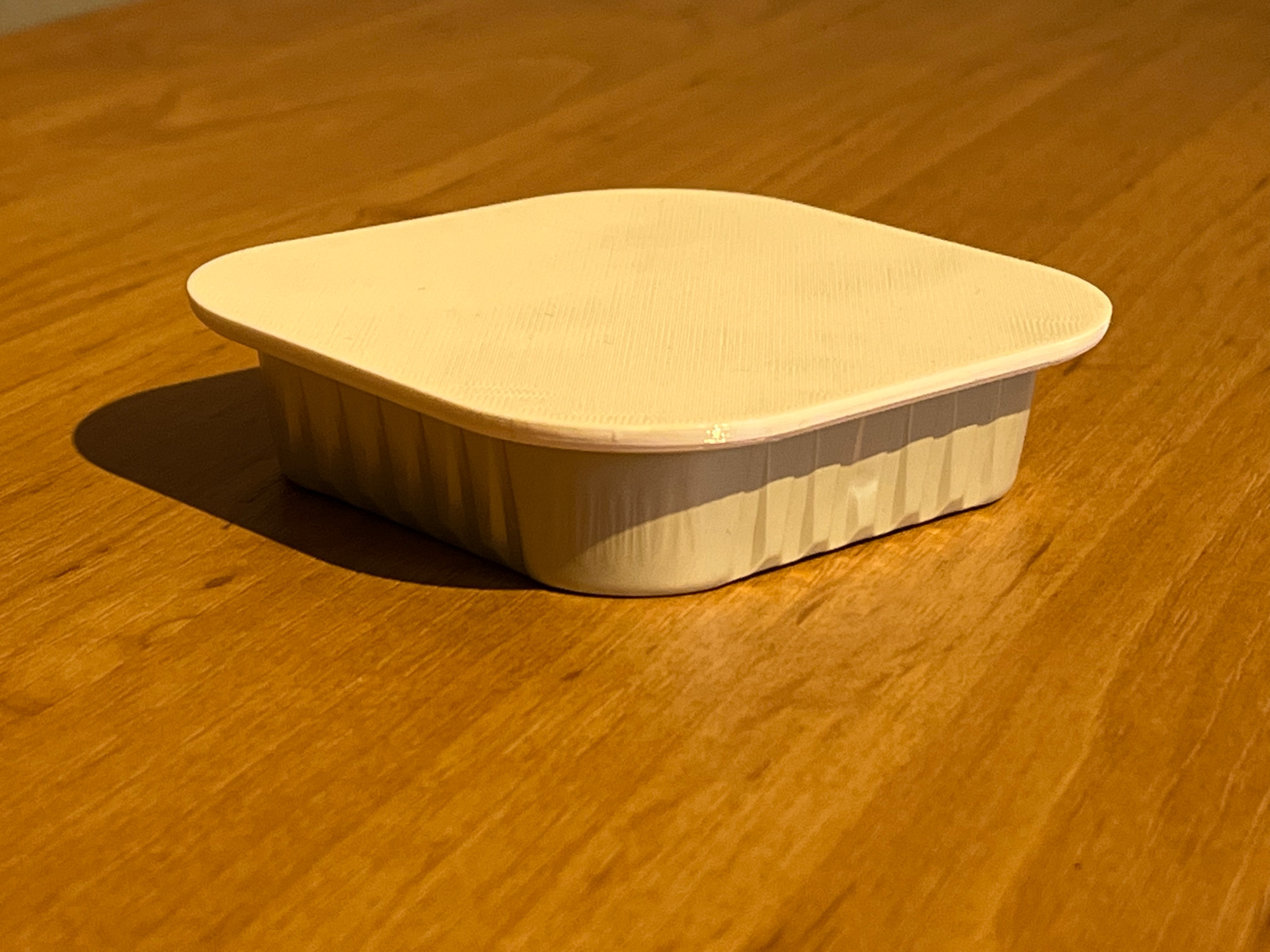Cat Food Lid for flat square Can