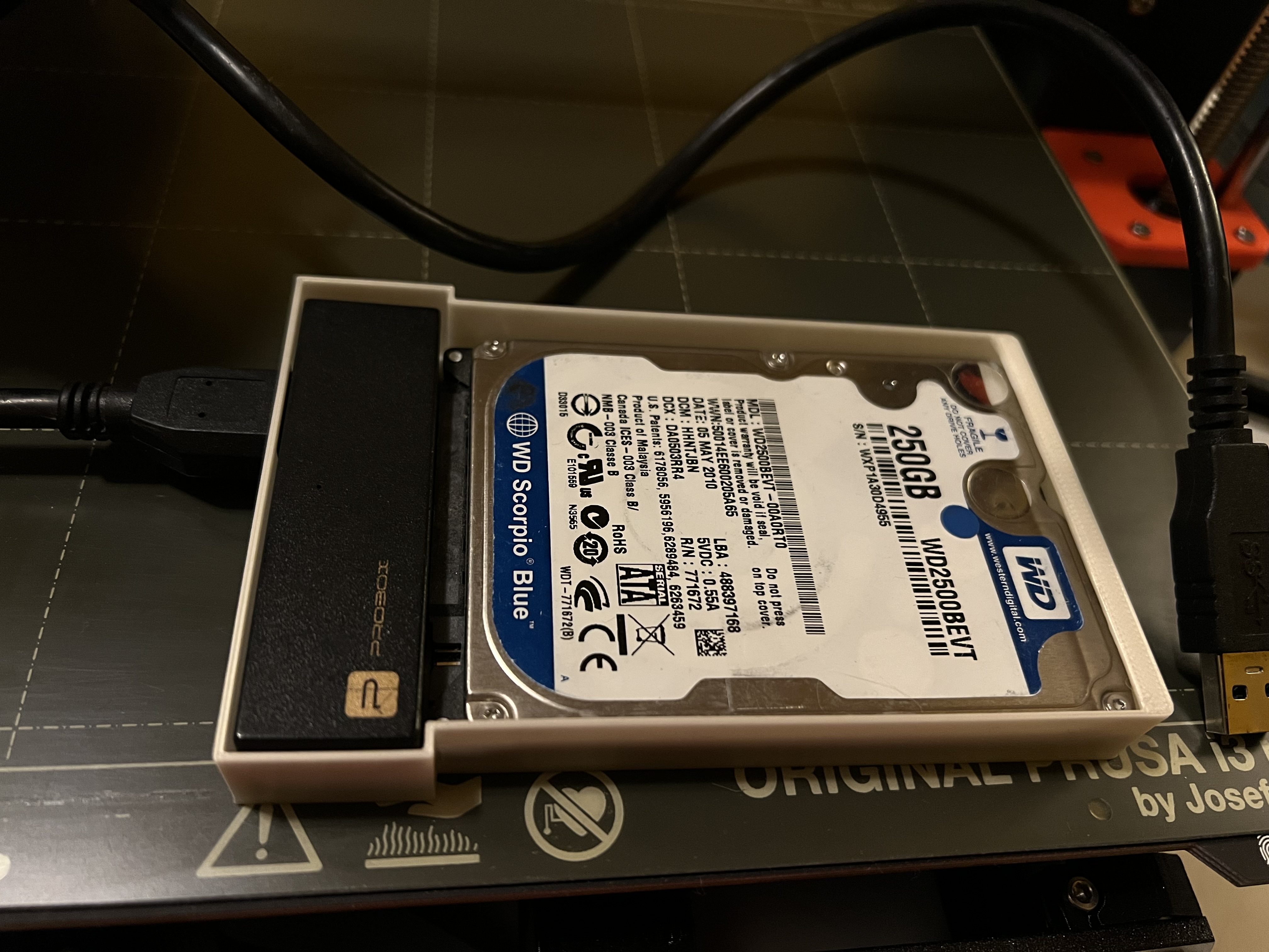 USB SATA Drive Sled