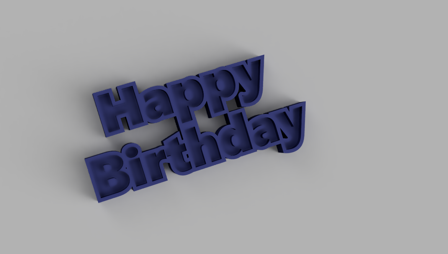 Happy Birthday Text
