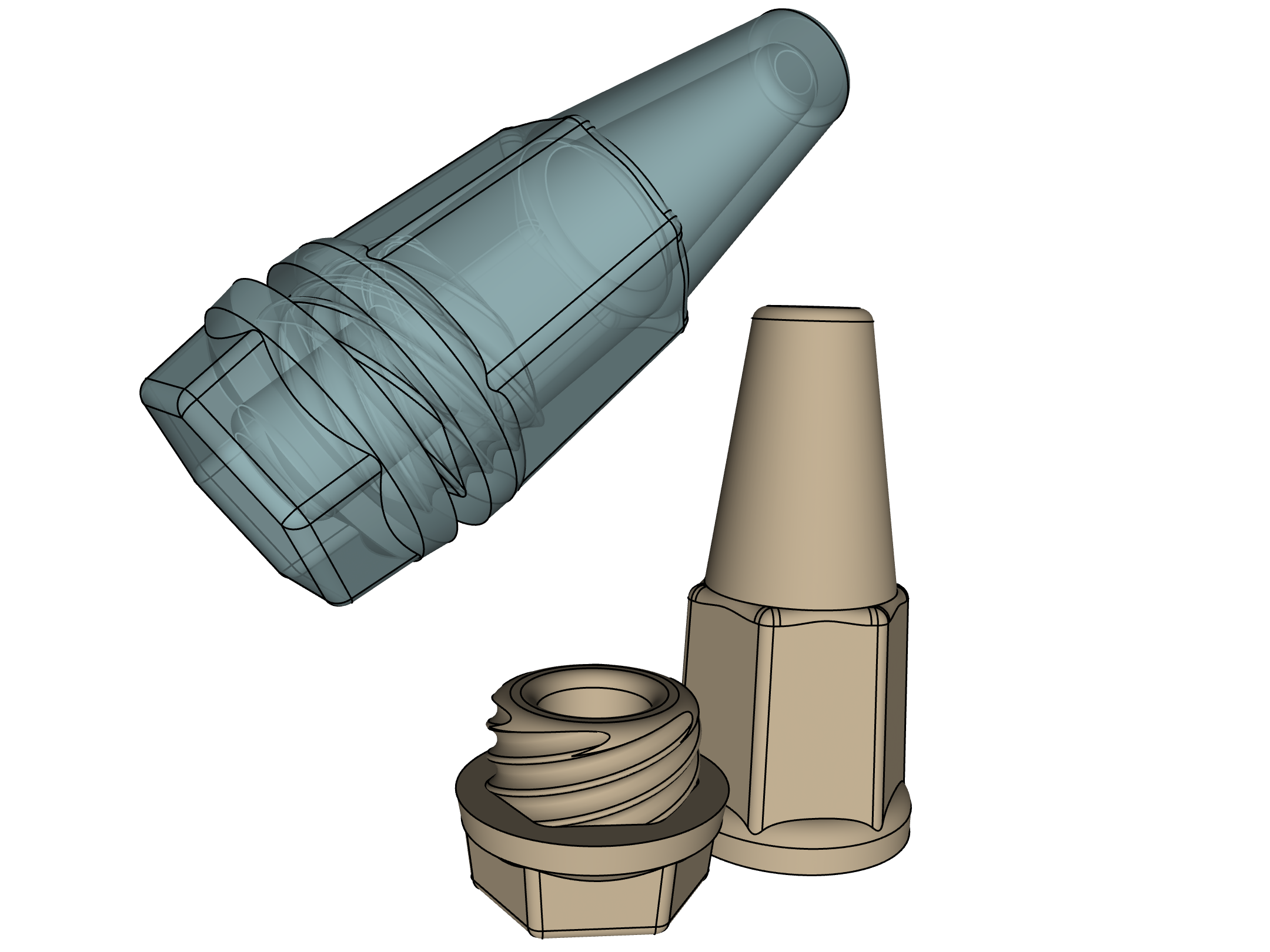 Miniatura 2 do modelo 3D Spark Plug Box