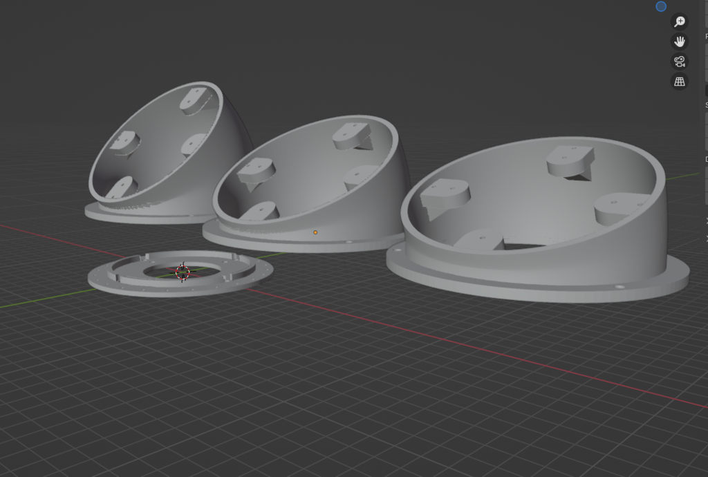 4in Round Electrical Box 9, 15, 22.5, 30, 45 & 90 Degree Adapter Plate for Floodlight Cameras (rotatable)