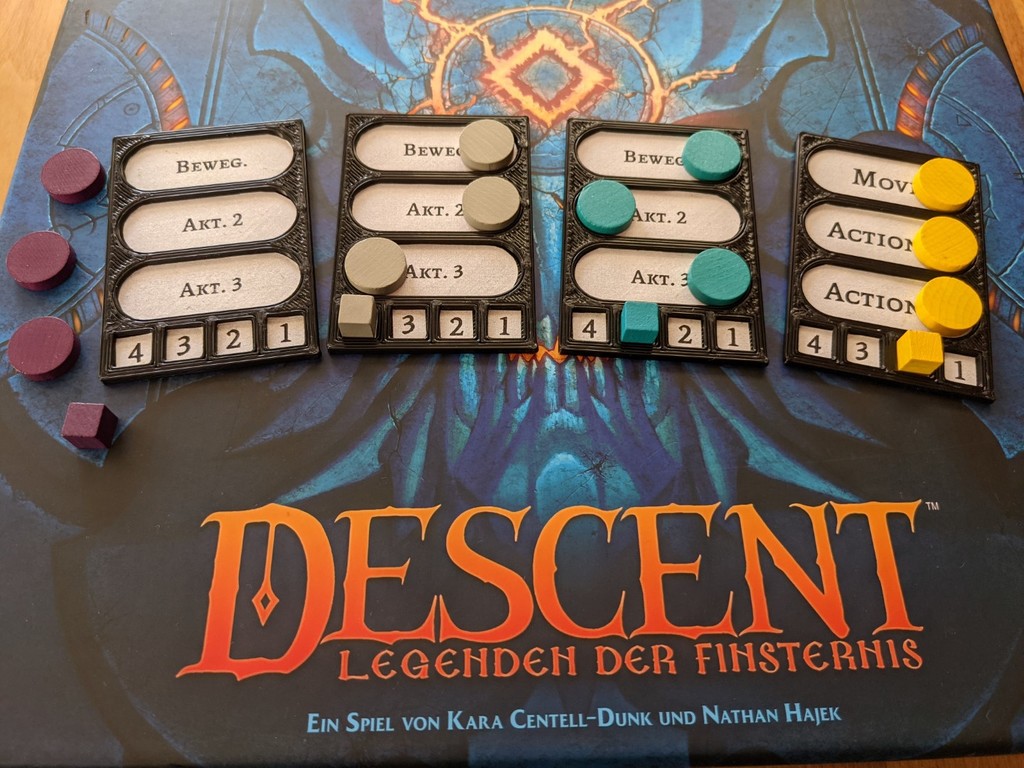 Descent - Legends of the Dark - Action Tracker