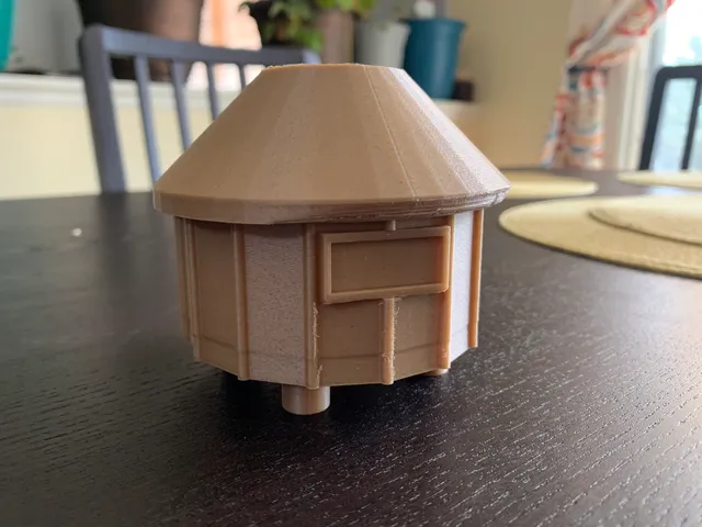 Tiki Hut: Hidden scoring container for board games