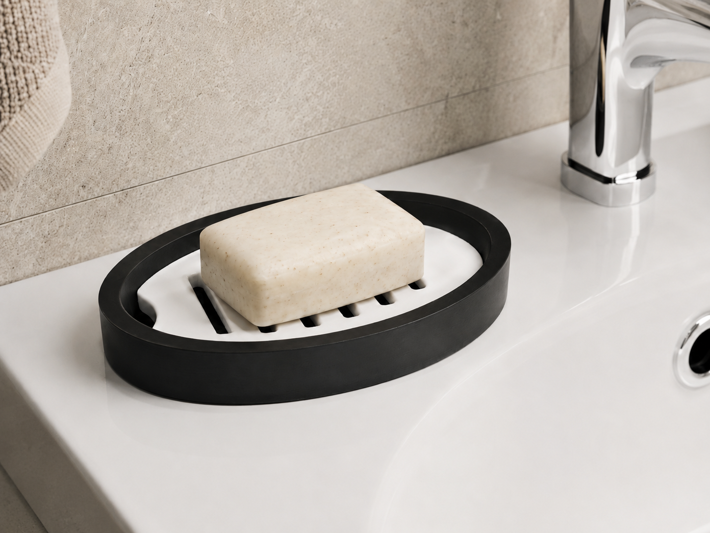 No-Support 2-Piece Universal Soap, Sponge & Utensil Drainer