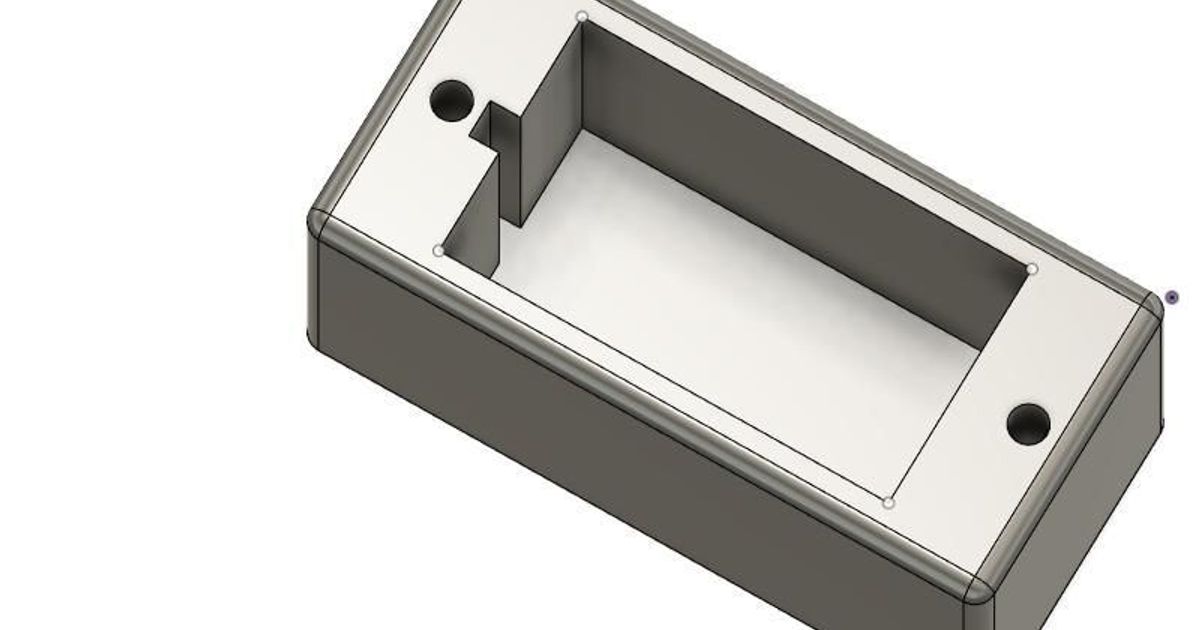 9g Servo GlueOn Mount with Wire Guide by PlaneMaker1968 Download