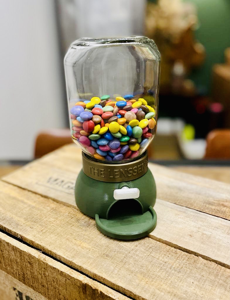 Nutella-Glass Candy-Dispenser (updated for M&M's etc.)