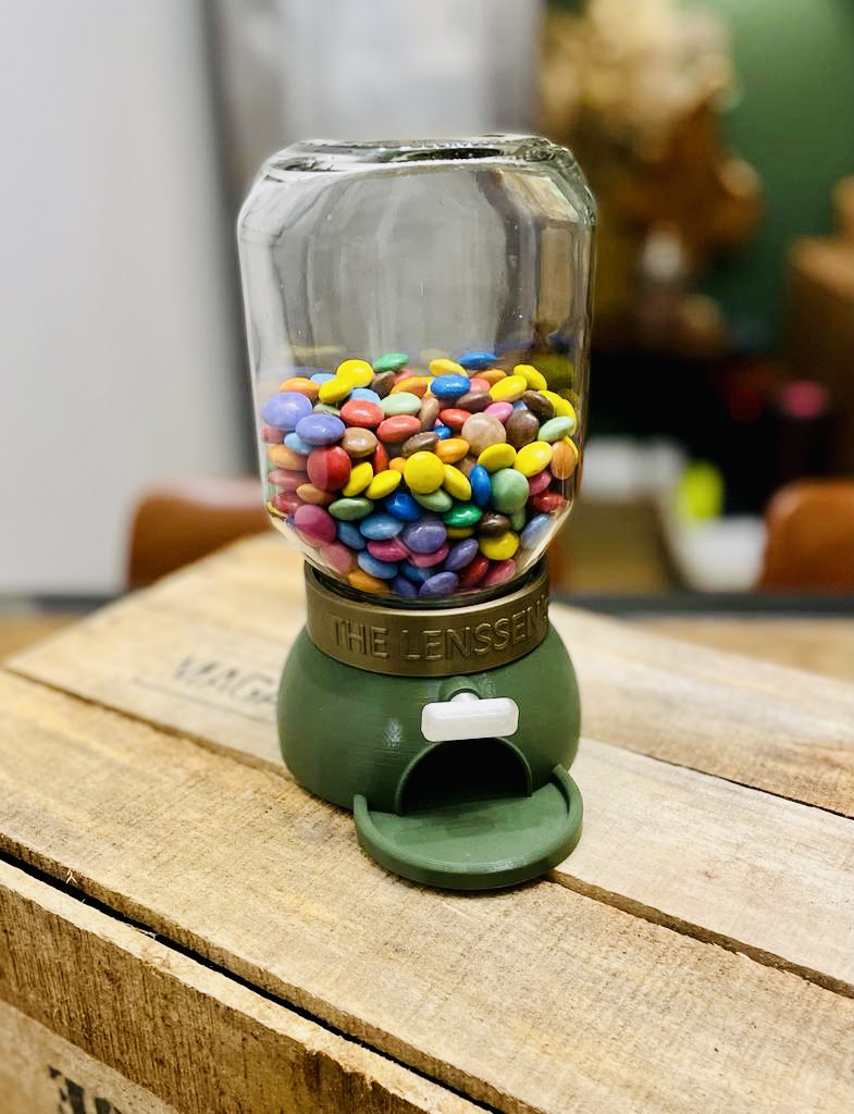Nutella Glass Candy Dispenser updated For M M s Etc By R3D Nutella Glass Candy Dispenser updated For M M s Etc By R3D