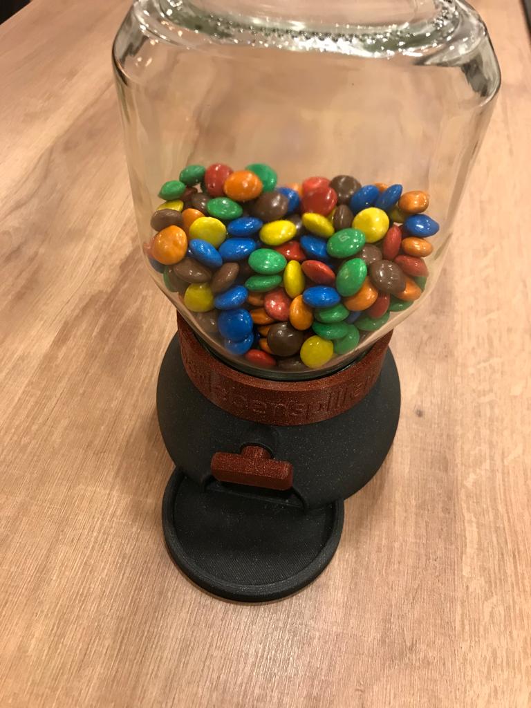 Nutella Glass Candy Dispenser updated For M M s Etc By R3D Nutella Glass Candy Dispenser updated For M M s Etc By R3D