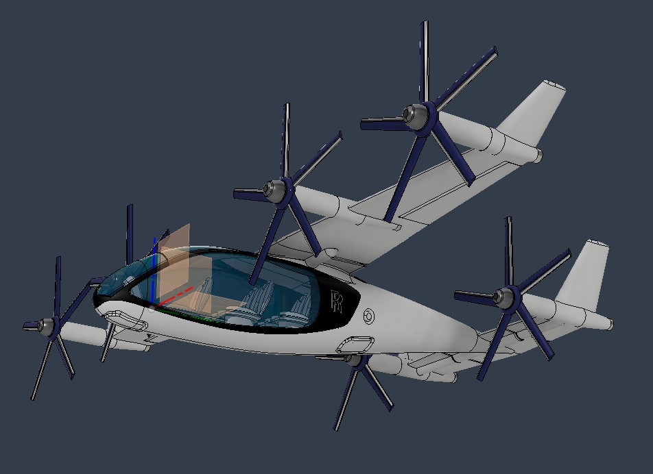 R-R EVTOL concept Farnborough 2018