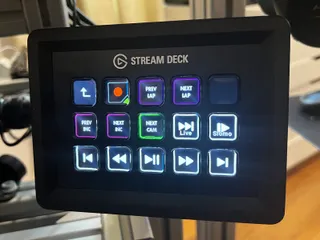 Stream Deck mount for 8020 rig by Rasmus A, Download free STL model