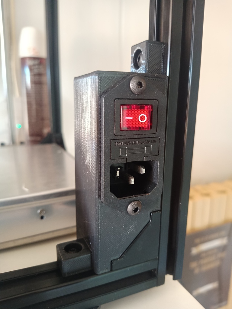 IEC320 C14 AC Power Switch Angle Case