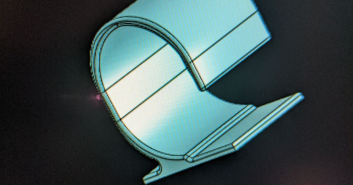 desk cable guide by Torey Download free STL model