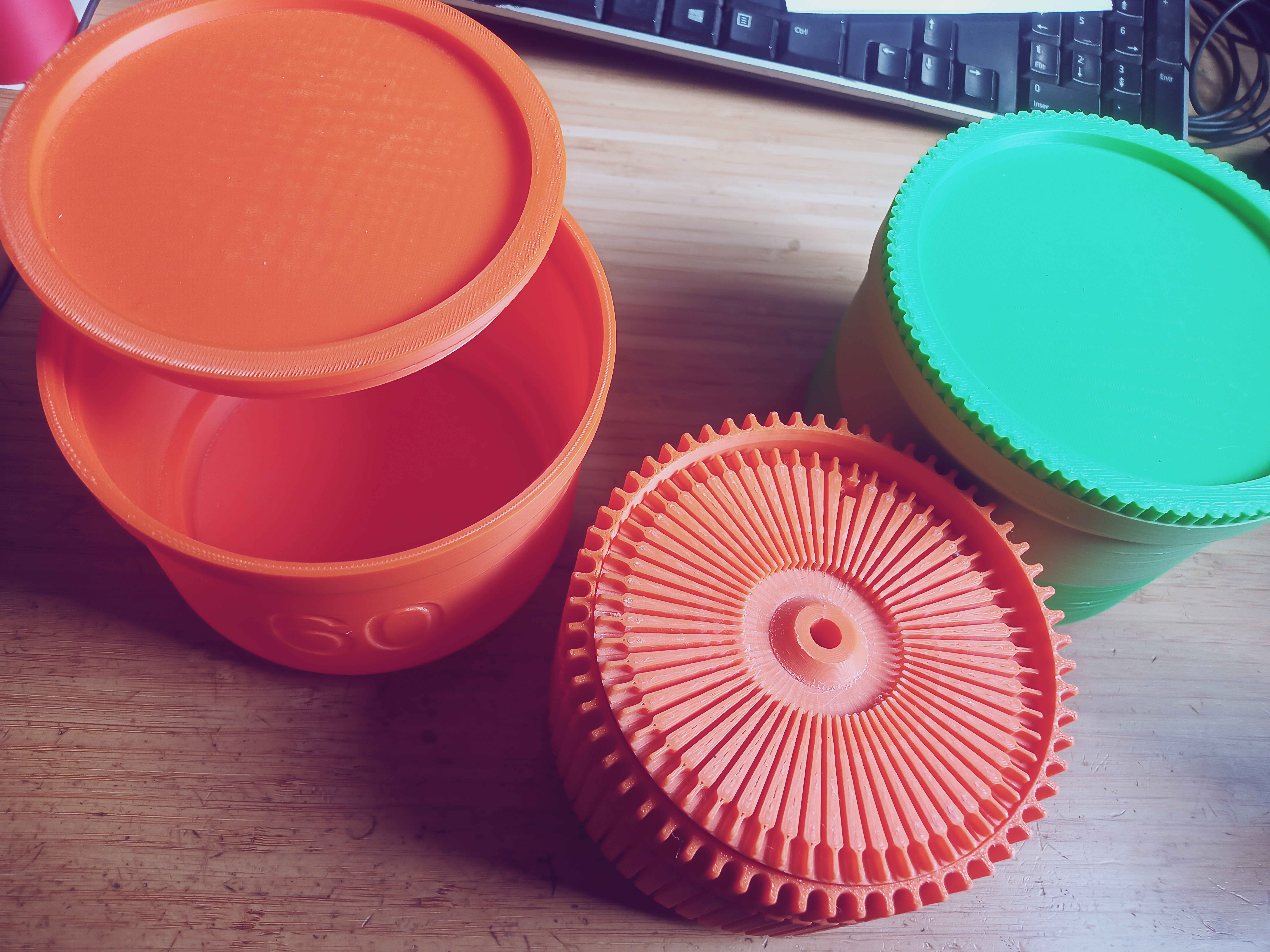 CSM Stackable cylinder container — miniatura 2