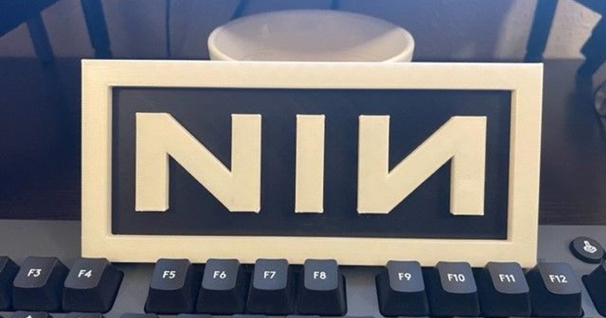 Nine Inch Nails Logo T-Shirt – NIИ T-Shirt – White