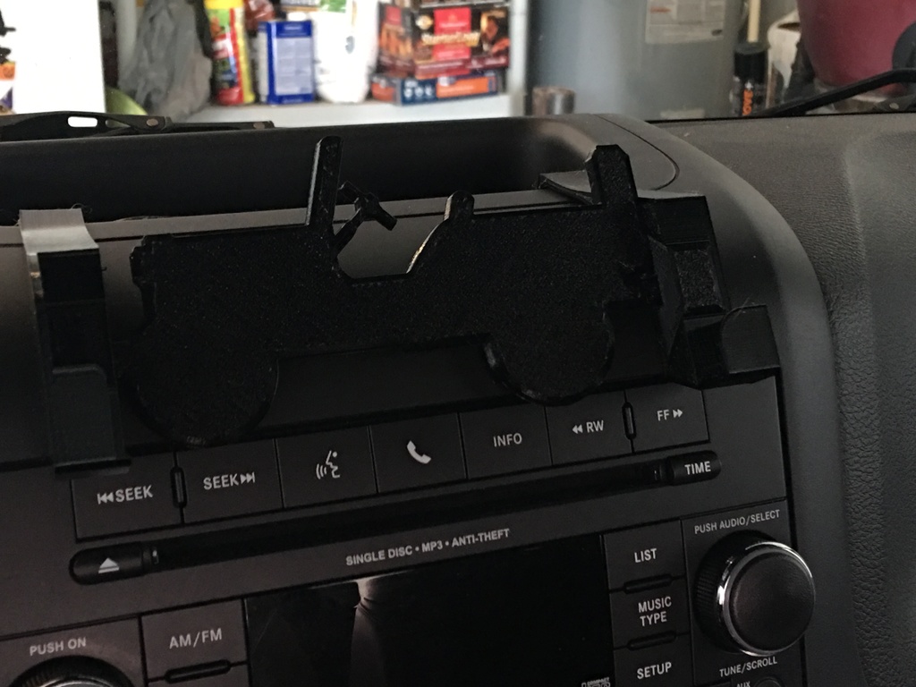 Remix Jeep Wrangler JKU Center Dash Phone Holder for iPhone 6s +