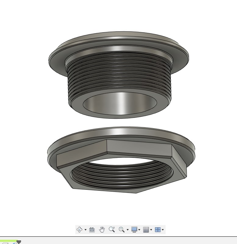 Outdoor Table Umbrella Bush Assembly (parallel bore)