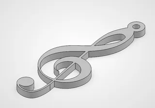 Key of G Major - key chain