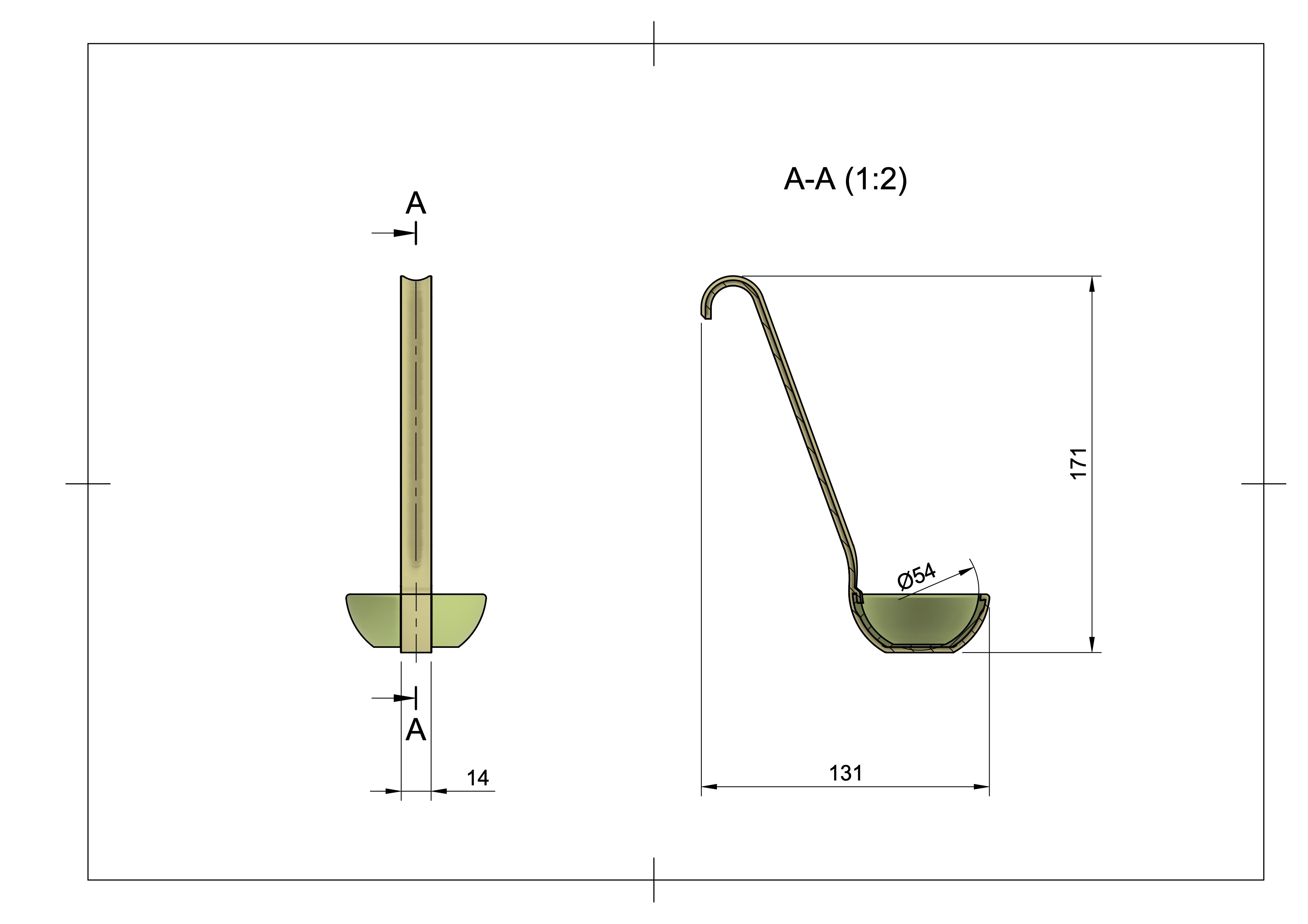 Ladles in Three Different Sizes by Lucky Resistor Download free STL
