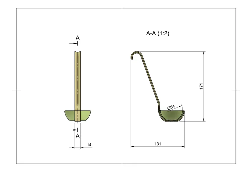 Ladles in Three Different Sizes by Metikumi | Download free STL model ...
