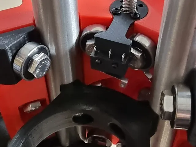 MPCNC Primo Z max endstop mounted on lead screw nut