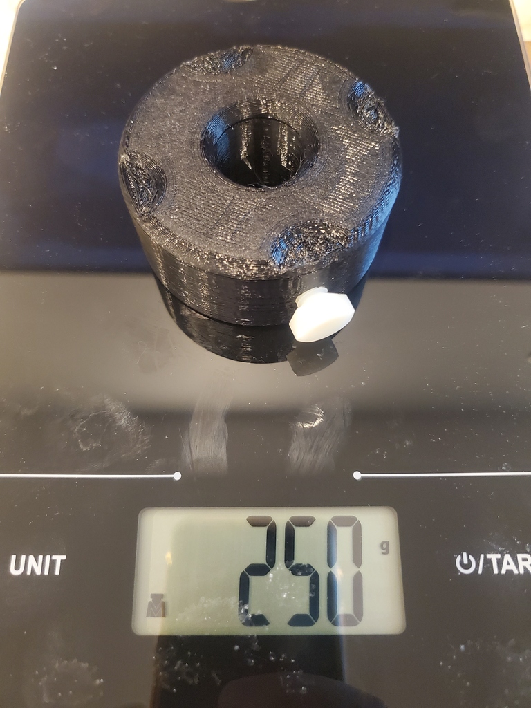 Miniatura 3 do modelo 3D Customizable Counterweight