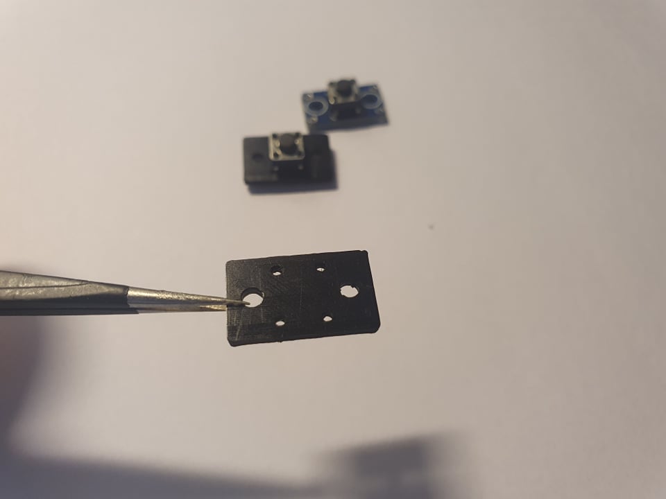 Miniatura 8 do modelo 3D 6x6mm Push button mount