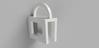 Pinza colgador para cartón pluma/foam de 10mmm