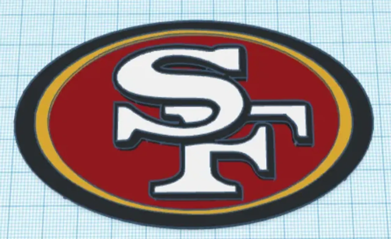 San Francisco 49ers Logo by pmeineke | Download free STL model ...