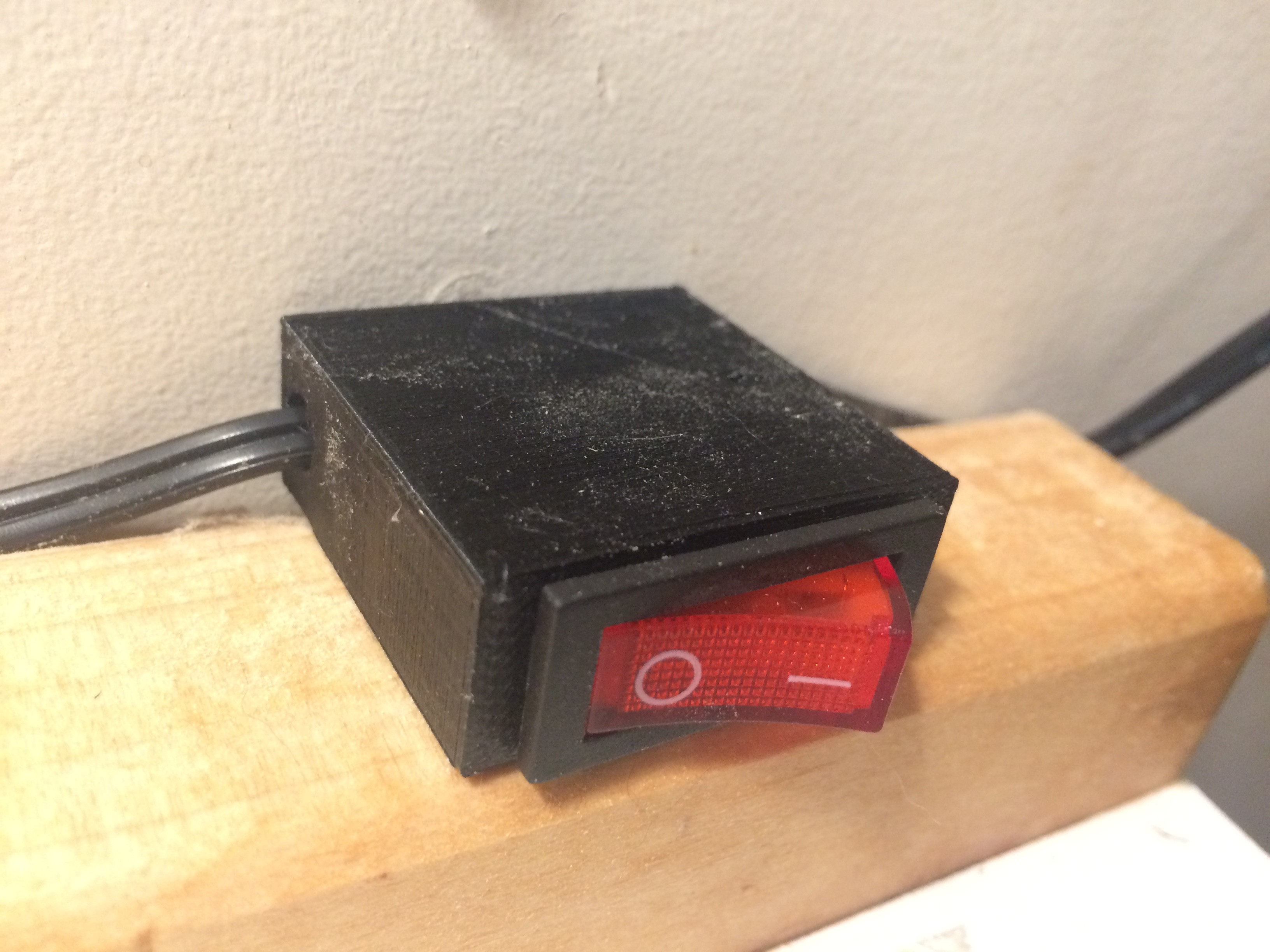 Rocker switch enclosure by DT Download free STL model