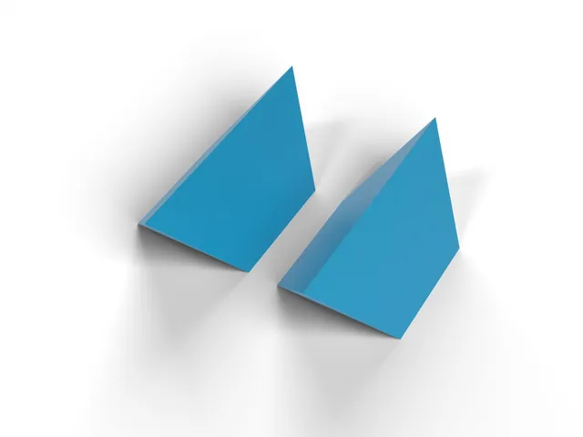 Two-Piece Pyramid Puzzle - Make a Tetrahedron from Two Identical Pieces, No Supports (OpenSCAD)